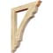 Ekena Millwork Olympic Traditional Rough Sawn Bracket, Douglas Fir, 4"W x 32"D x 40"H BKT04X32X40OLY01RDF - alternate 1